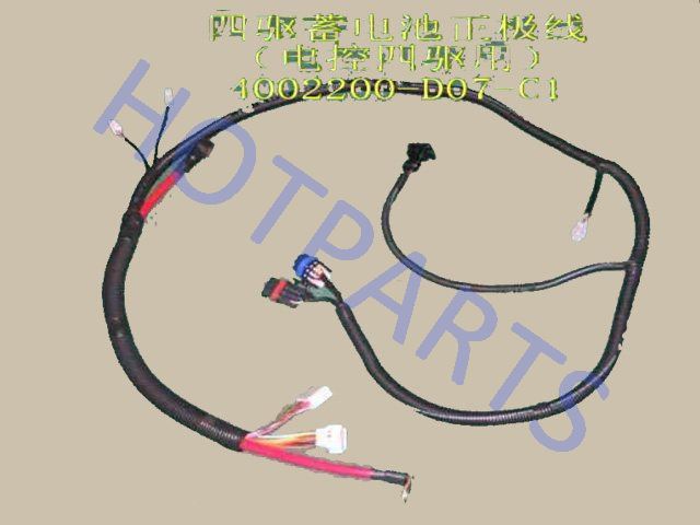 картинка ЖГУТ ПРОВОДОВ GW SAFE ПИКАП ЭЛЕКТРО.РАЗДАТ. КОРОБКИ  4002200-D07-C1