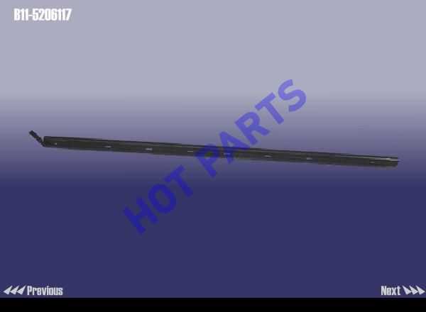 WATER PROOF STRIP-FR WINDOW LH INR